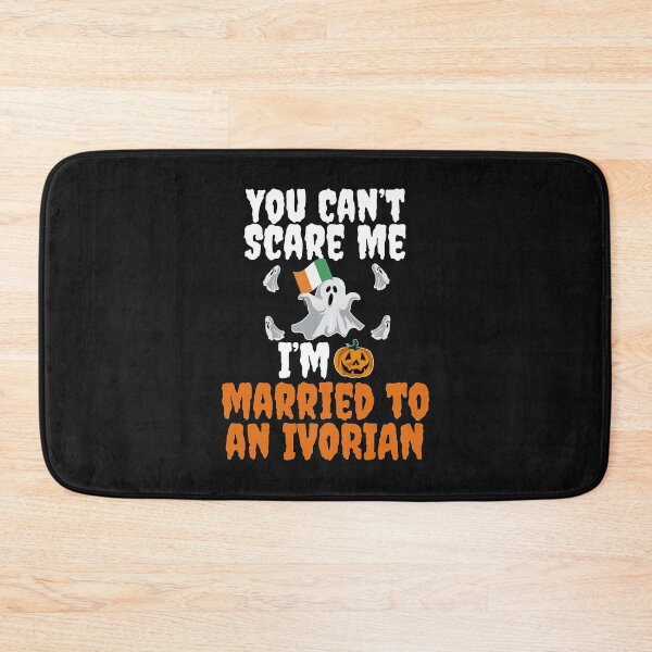Item preview, Can't scare me I'm Married to an Ivorian Halloween Ivory Coast designed and sold by losttribe.