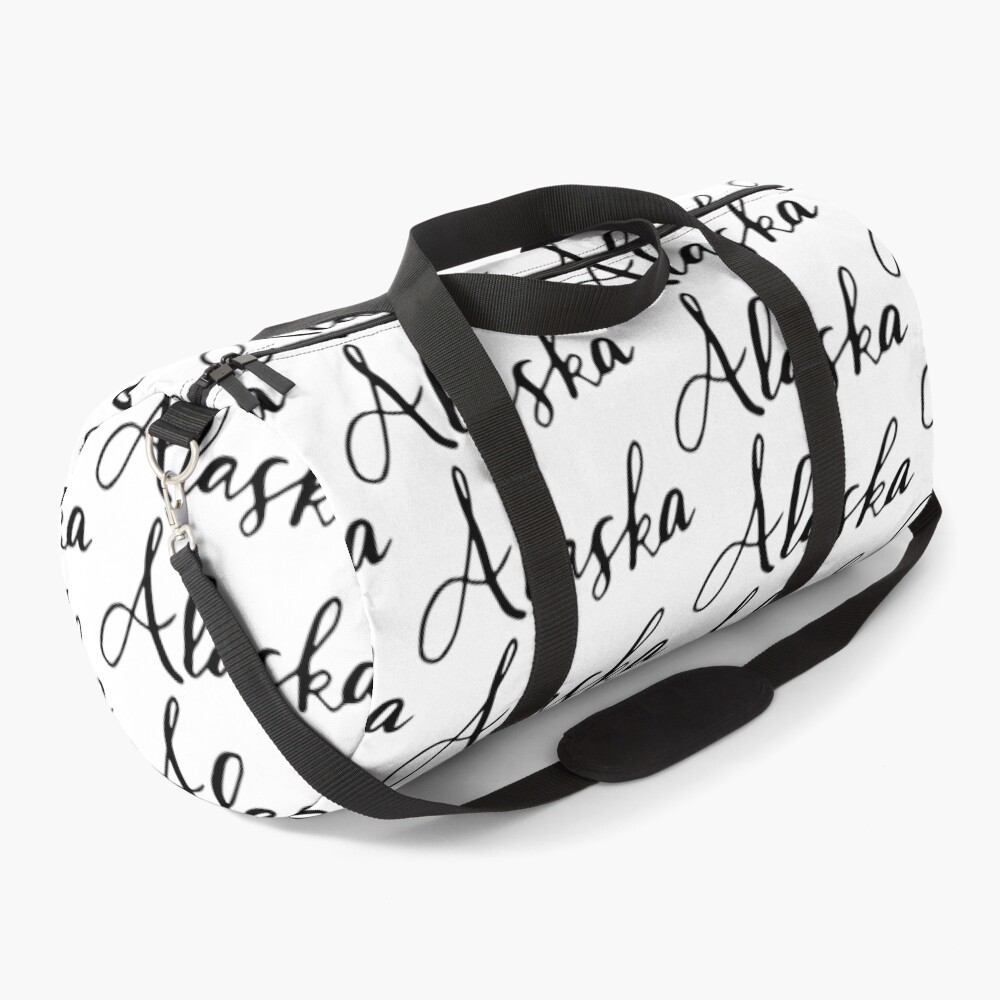 "Alaska (AK; Alaska)" Duffle Bag for Sale by EkaterinaP Redbubble