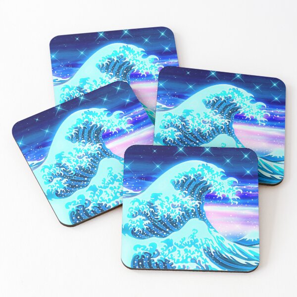 Item preview, The Blue Great Wave,Sunshine Wave for art addicted designed and sold by MoStorish.
