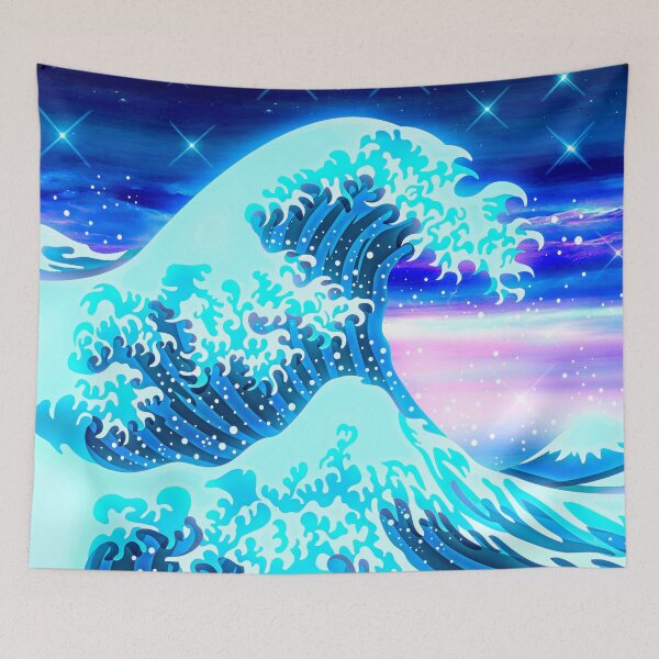 Item preview, The Blue Great Wave,Sunshine Wave for art addicted designed and sold by MoStorish.