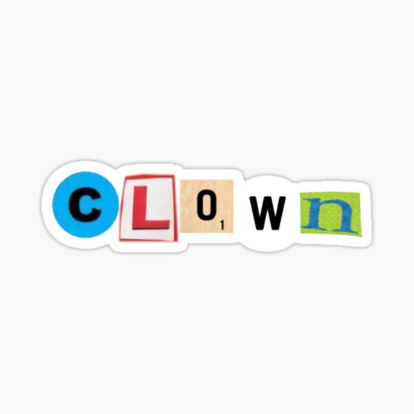 clown Sticker