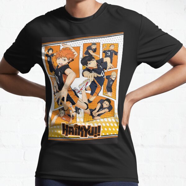 Haikyu Karasuno Team Funktionsshirt