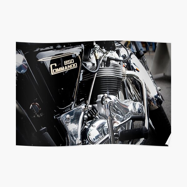 Classic Norton Commando Poster