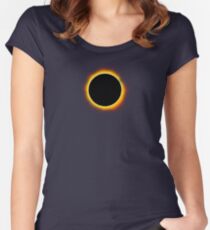 Solar Eclipse II Women's Fitted Scoop T-Shirt