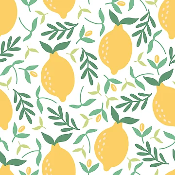 Artwork thumbnail, Lemon Pattern by AV  Designs