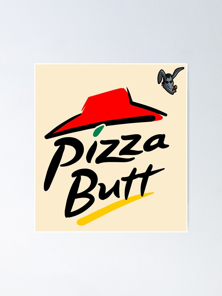 Pizza Butt Dunkey Poster By Levonsan Redbubble - dunkey roblox