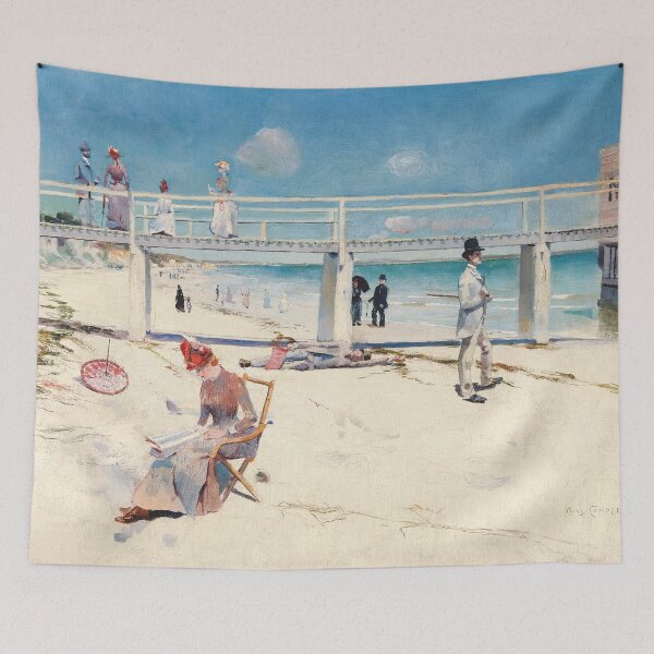 Item preview, Charles Conder - A holiday at Mentone designed and sold by Impressionist Masters.