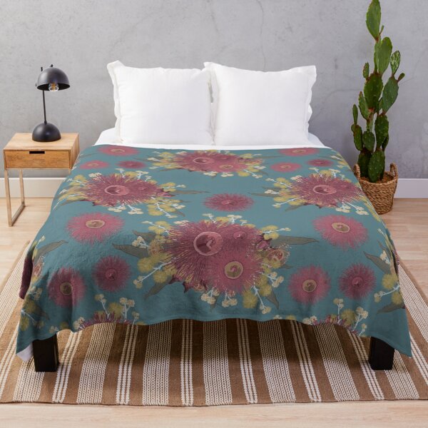 Item preview, Vintage Australian Wildflower Pattern designed and sold by Sketchbook Designs.