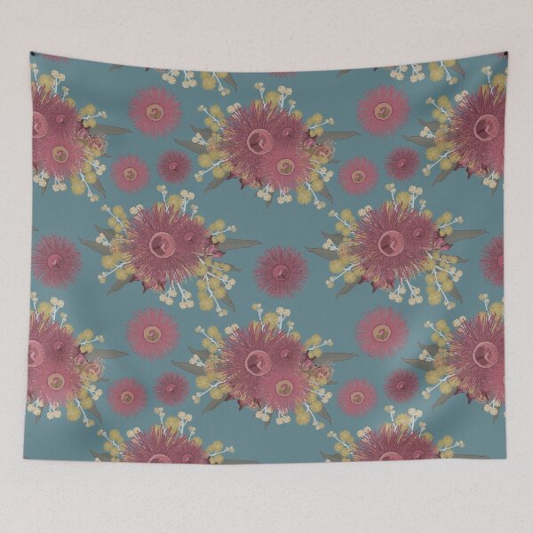 Item preview, Vintage Australian Wildflower Pattern designed and sold by Sketchbook Designs.