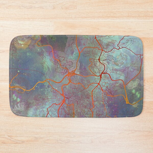 Item preview, Jerusalem Israel Street Map Urban designed and sold by IvonDesign.