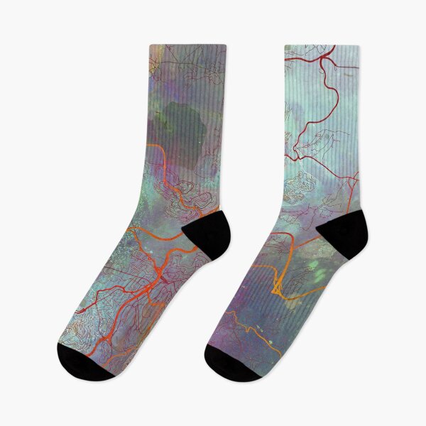 Item preview, Jerusalem Israel Street Map Urban designed and sold by IvonDesign.