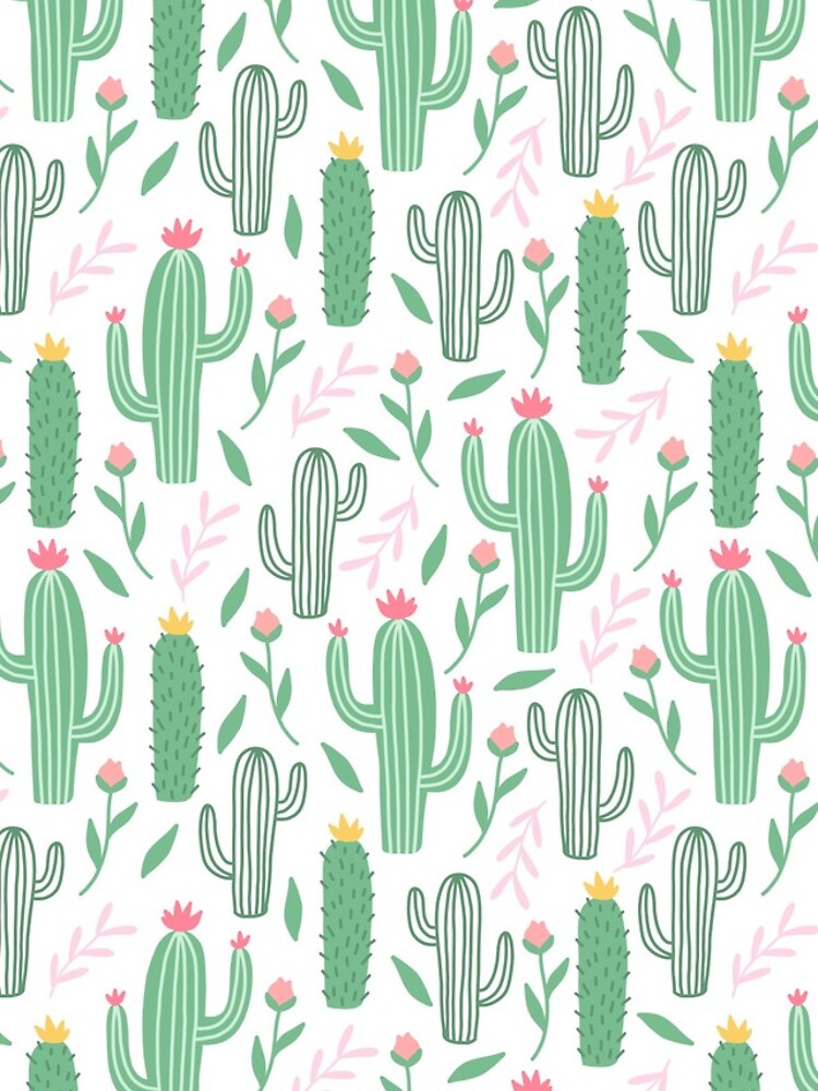Imagen 4 de 4, Funda de iPhone con la obra Cute Cactus Pattern, diseñada y vendida por HuntersDesigns.