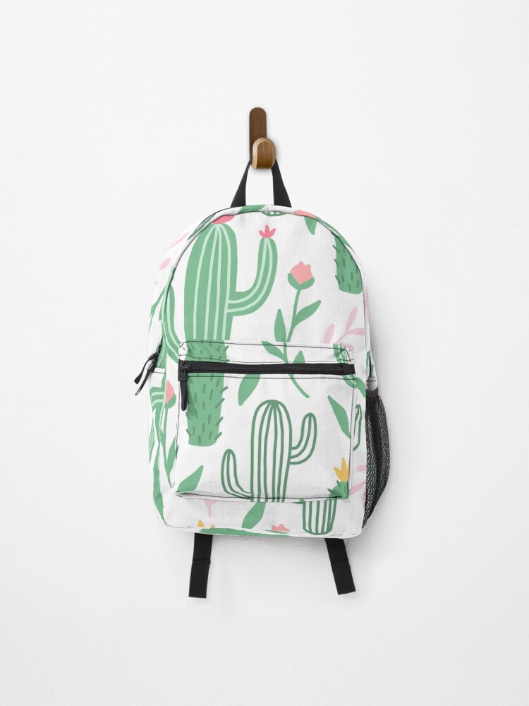 Thumbnail 1 of 3, Backpack, Cute Cactus Pattern designed and sold by HuntersDesigns.