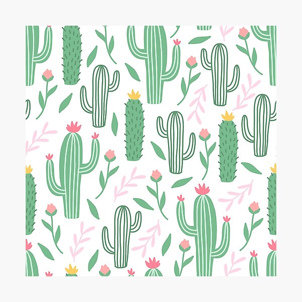 Item preview, Cute Cactus Pattern designed and sold by AV  Designs.