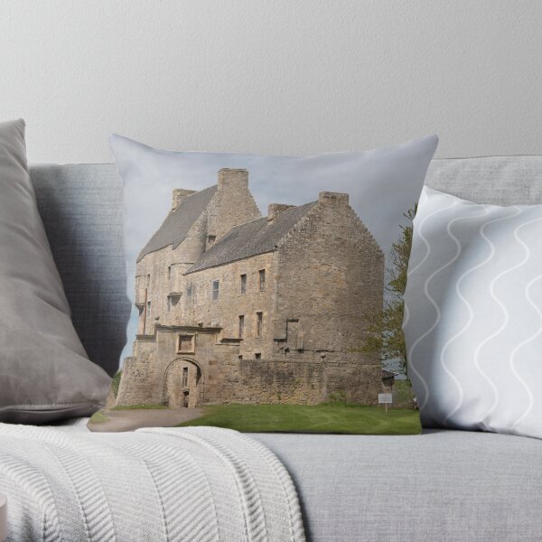 Midhope Castle , Edinburgh 2411 Throw Pillow