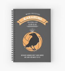 Cuaderno de espiral Cresta de Karasuno (luz)