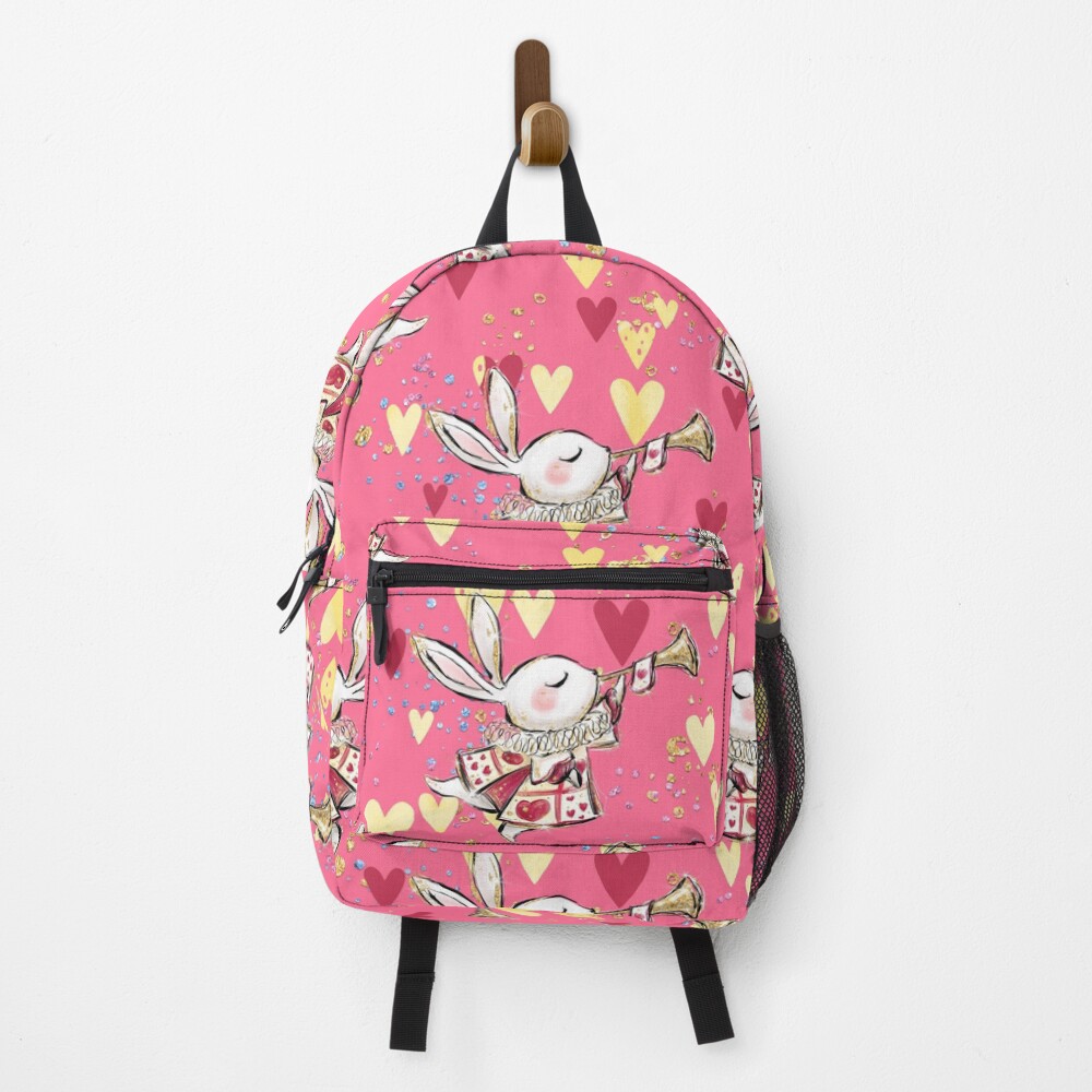 white rabbit backpack