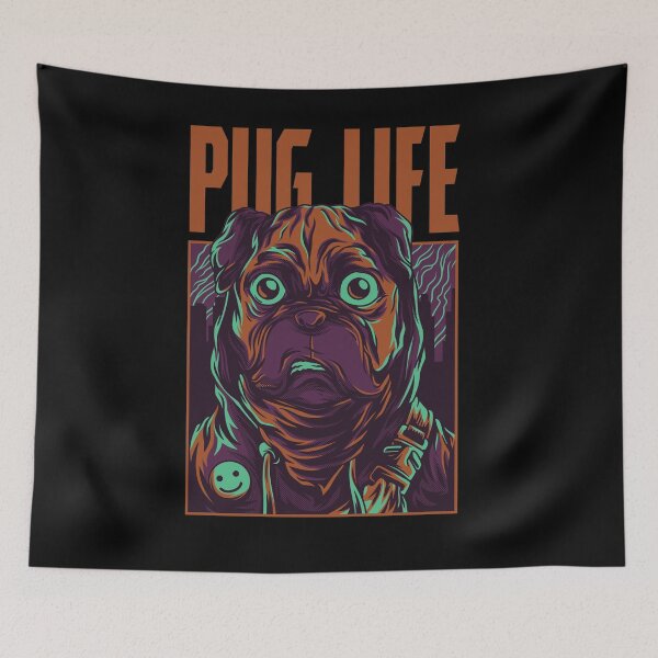 Item preview, Pug Life designed and sold by Ninjawhere.