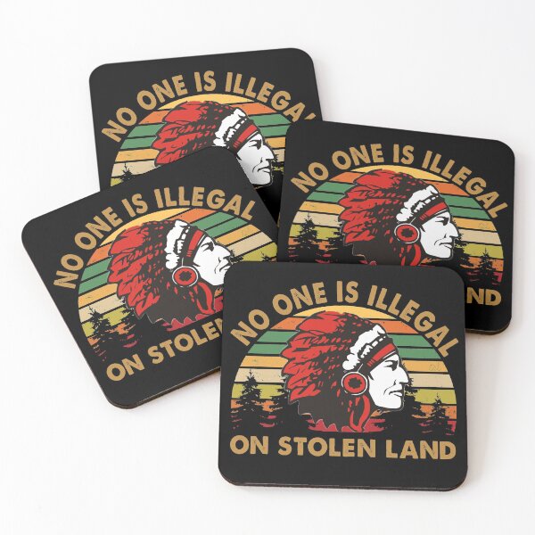 Item preview, No one is illegal on stolen land designed and sold by Kathrine2302.
