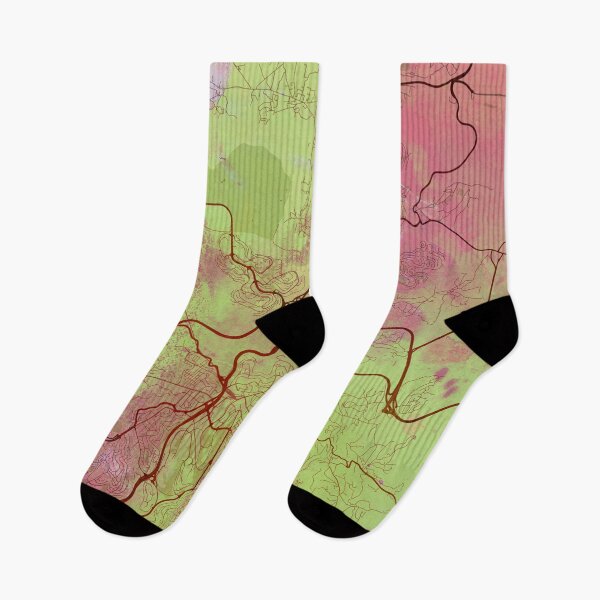Item preview, Jerusalem Israel Street Map Green Planet designed and sold by IvonDesign.