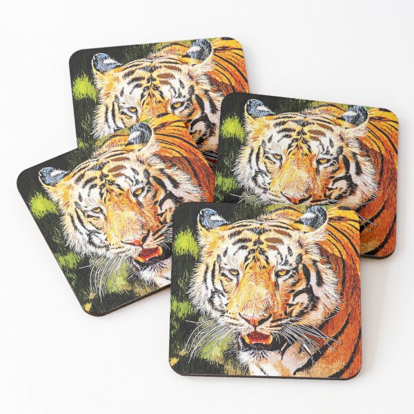 Item preview, Wild Tiger designed and sold by AM FineArtPrints.