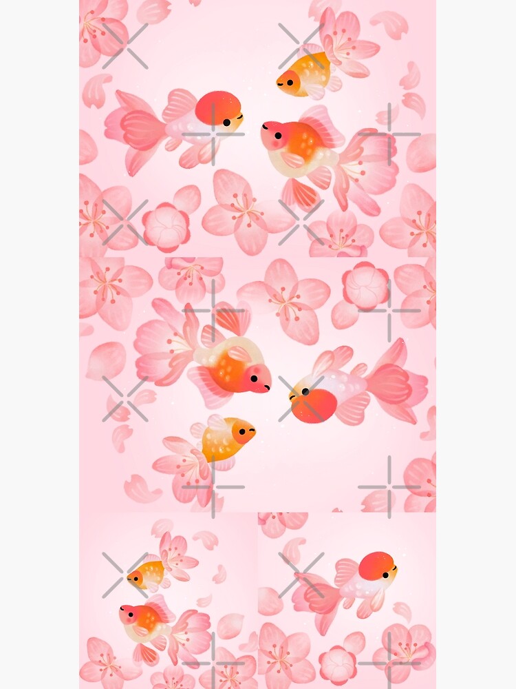 Cherry blossom goldfish 1 by pikaole