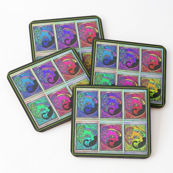 Item preview, Art Nouveau Cats designed and sold by PaniaBrown.