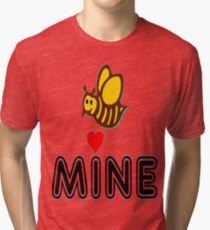°•Ƹ̵̡Ӝ̵̨̄Ʒ♥Bee Mine-Cute HoneyBee Clothing & Stickers♥Ƹ̵̡Ӝ̵̨̄Ʒ•° Tri-blend T-Shirt