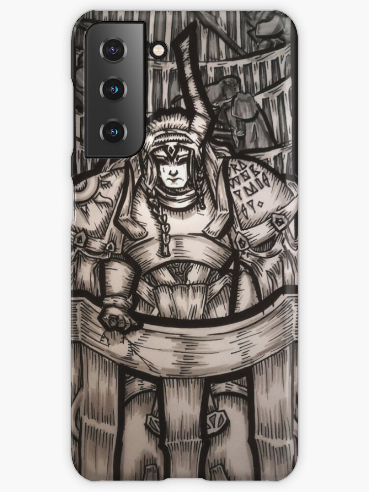 Portrait of Magnus the Red Samsung Galaxy Phone Case