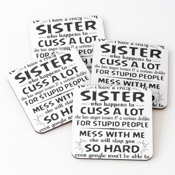 Item preview, You Cant Scare Me I Have A Crazy Sister Funny Family designed and sold by dolethanhminh.