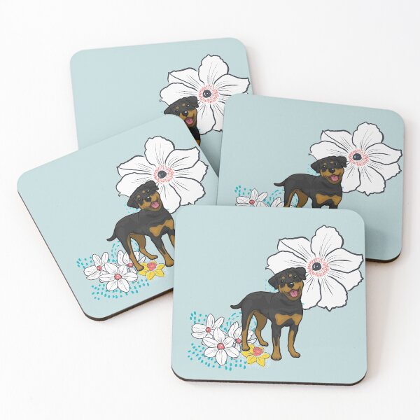 Item preview, Rottweiler floral designed and sold by mclaurin612.