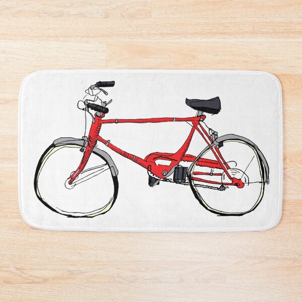 Item preview, Cruiser Bicycle Red designed and sold by evrydayart.
