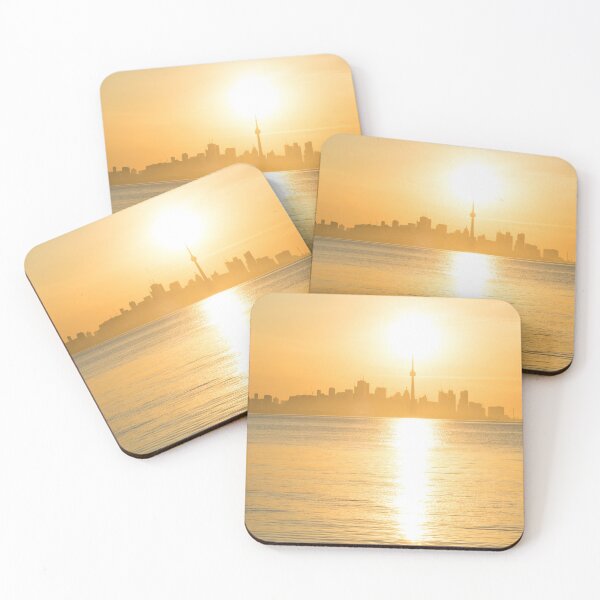 Item preview, Holding Up the Sun - Toronto Sunrise in Brilliant Gold designed and sold by Georgia Mizuleva.