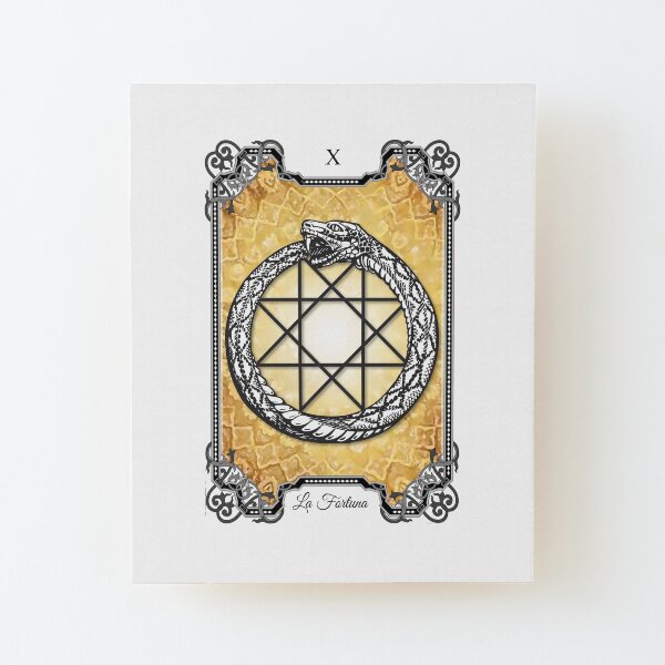 X - La Fortuna (X - The Fortune) Wood Mounted Print