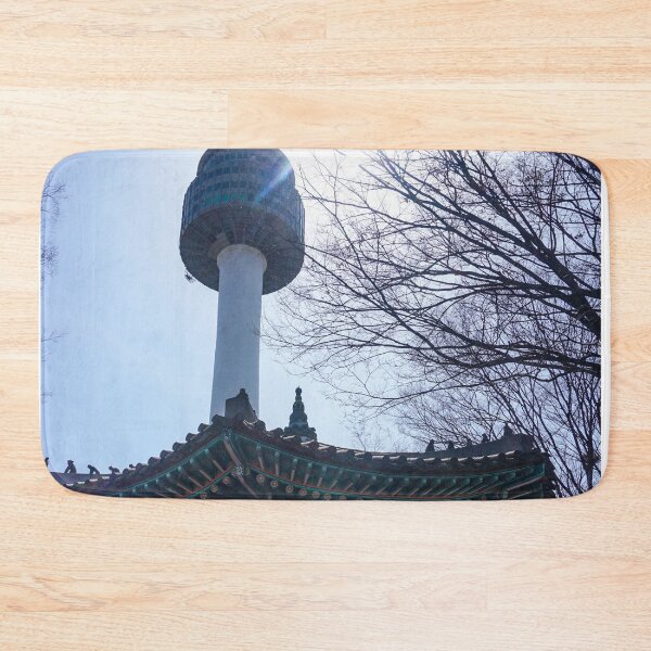 Item preview,  Namsan tower, Seoul South Korea landscape designed and sold by WanderlustBunny.