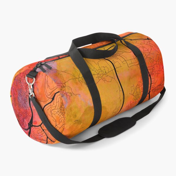Item preview, Jerusalem Israel Street Map Magma Eruption designed and sold by IvonDesign.