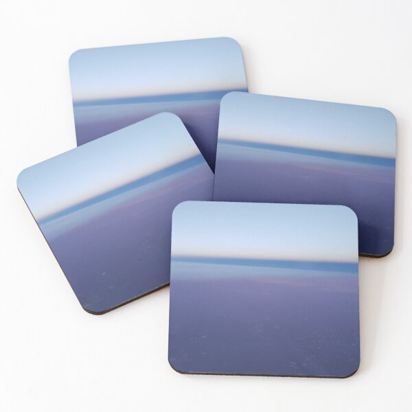 Item preview, Blue Purple sky and earth over Australia from the pilots cockpit designed and sold by Michelle  Brewster.