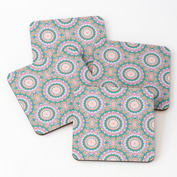 Item preview, Indian ethnic patterns- orange, green palette designed and sold by Urvashi Patel.