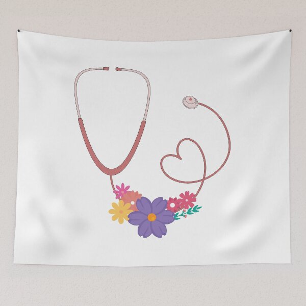 Item preview, Floral Stethoscope  designed and sold by Rakesh Murugan.