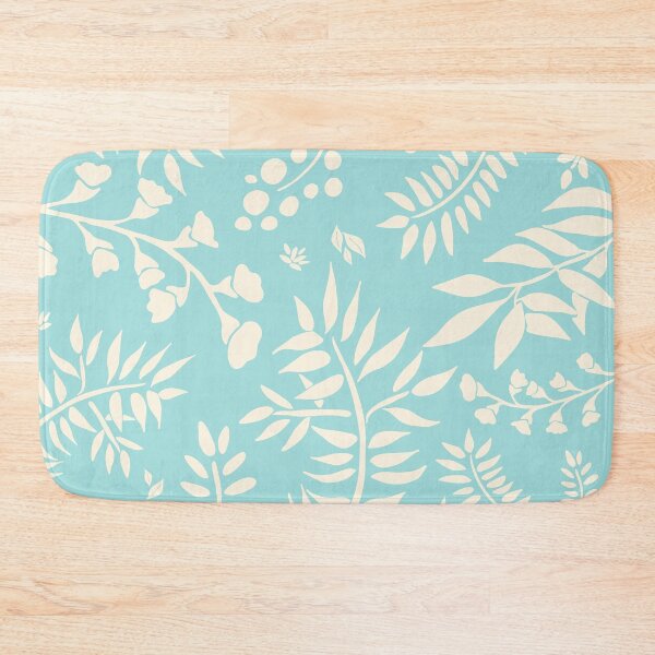 Item preview, Botanical pattern light blue designed and sold by BrankaPD.