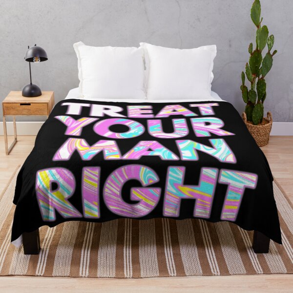 Item preview, TREAT YOUR MAN RIGHT In Psychedelic Colours designed and sold by SquareClub.
