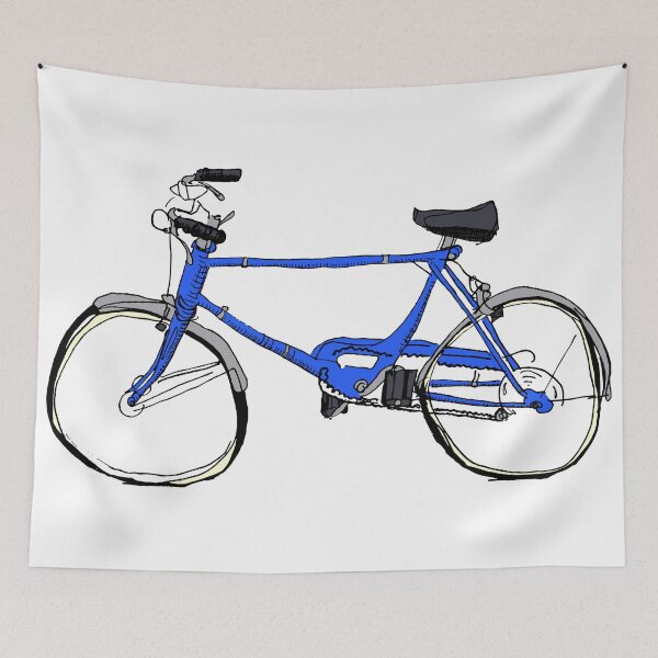 Item preview, Cruiser Bicycle Blue designed and sold by evrydayart.