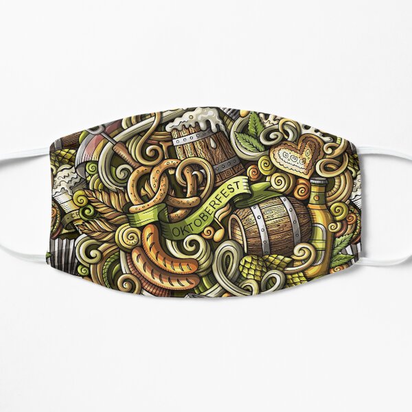 Oktoberfest doodle Mask