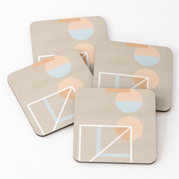 Item preview, Inside the simple shapes - minimal simple earth tones designed and sold by Lola Terracota.