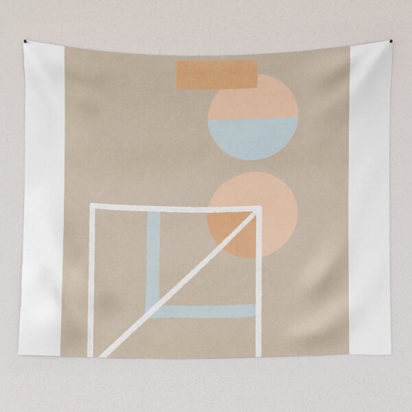 Item preview, Inside the simple shapes - minimal simple earth tones designed and sold by Lola Terracota.