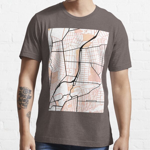 "Johannesburg South Africa Street Map" Tshirt for Sale by IvonDesign