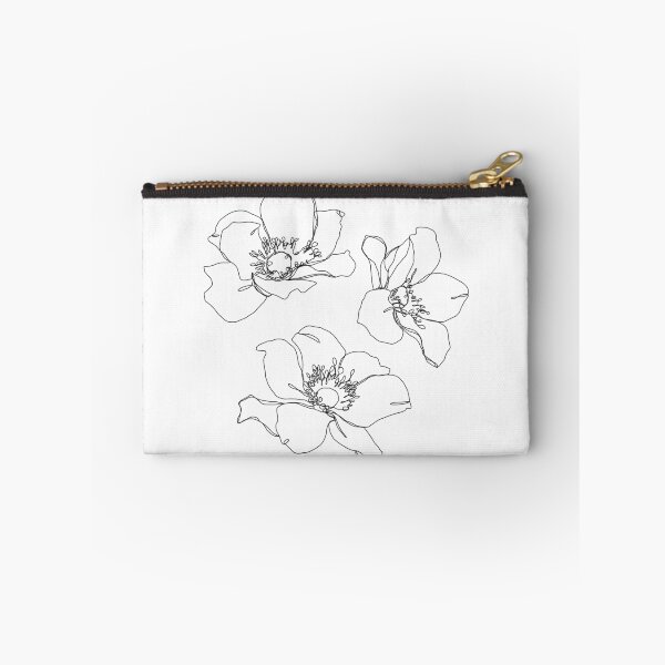 Item preview, Floral botanical line drawing illustration - Abigale designed and sold by BotanicalStudy.