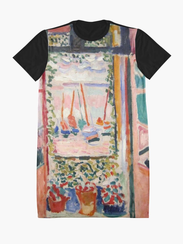 Alternate view of The Open Window- Henri Matisse Graphic T-Shirt Dress