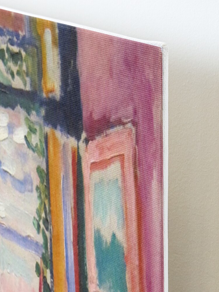 Alternate view of The Open Window- Henri Matisse Mounted Print