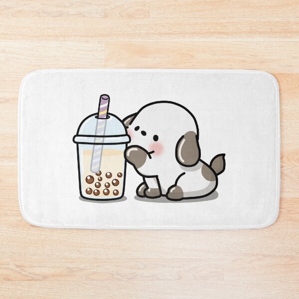 Item preview, Little Puppy Loves Boba Tea! designed and sold by SirBobalot.
